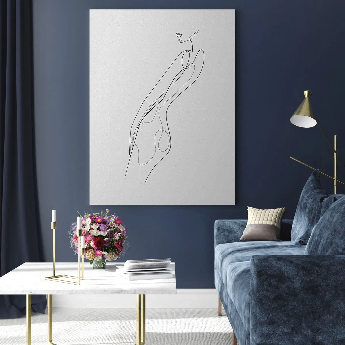 Quadro em vidro - Apenas uma promessa - 50x70 cm
