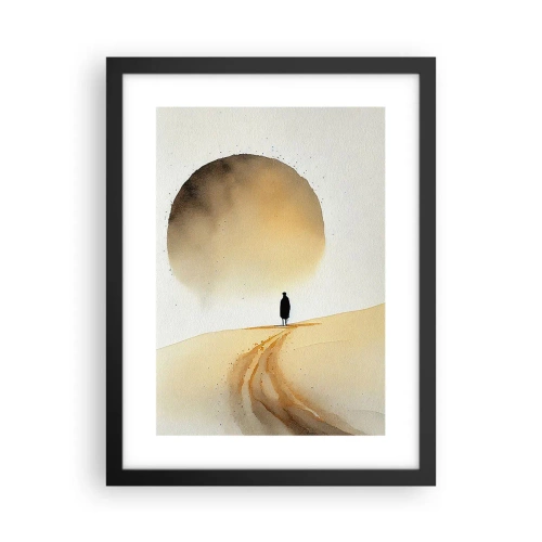 Pôster com moldura preta - Sempre com saudade - 30x40 cm