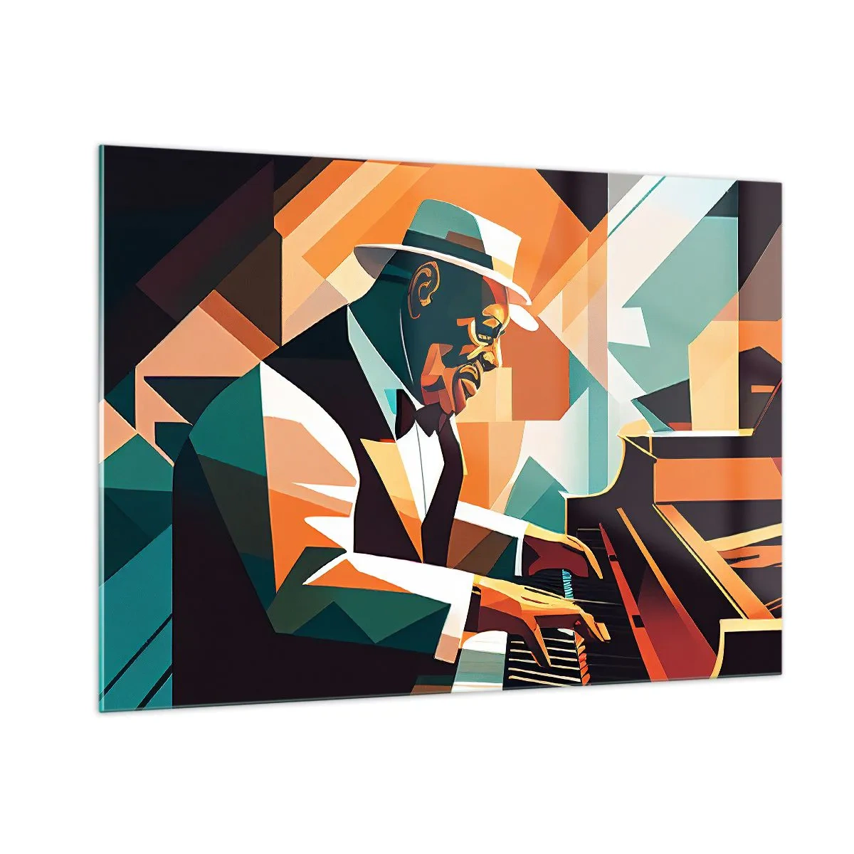 Quadro em vidro - Todo aquele jazz - 100x70 cm