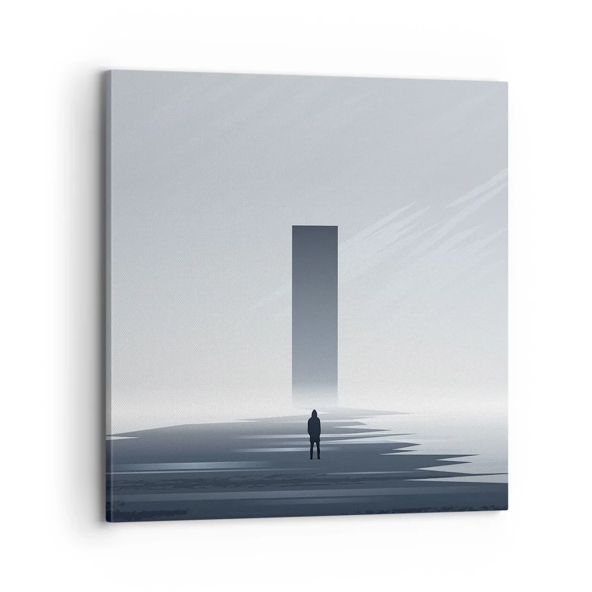 Quadro em tela - Oportunidade ou ameaça? - 70x70 cm