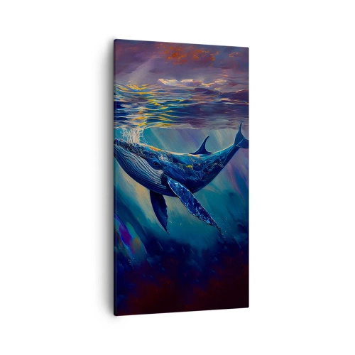 Quadro em tela - Bem vindo ao meu mundo - 55x100 cm