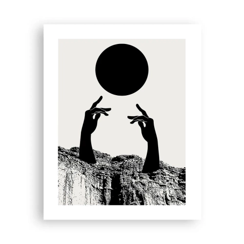 Pôster - Composição surrealista: o sol e o resto - 40x50 cm