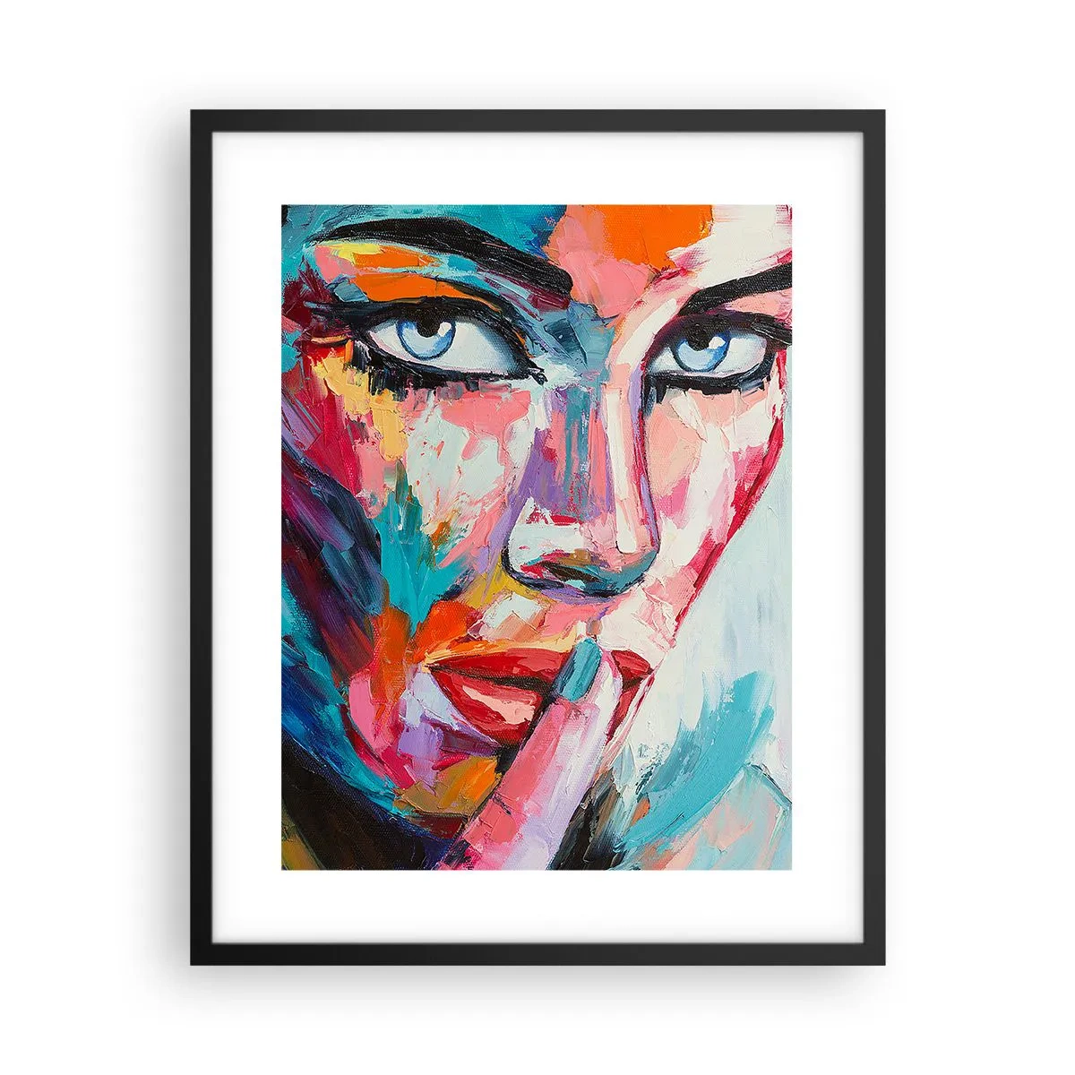 Pôster com moldura preta - O nosso primeiro segredo - 40x50 cm