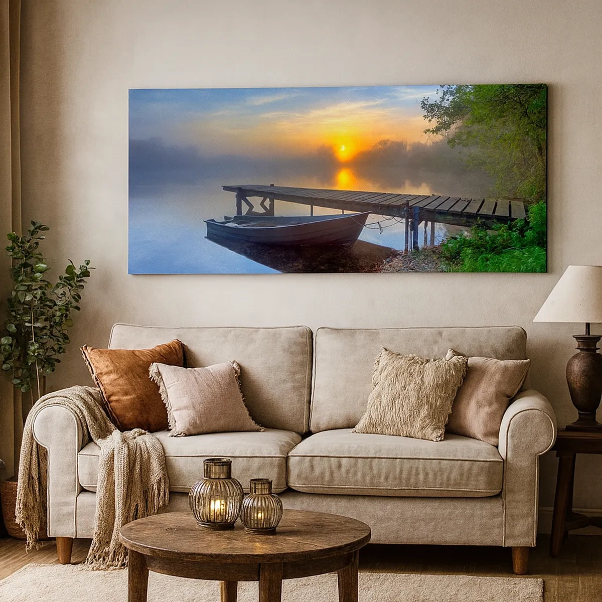 Quadro em tela - Como o comum se transforma em mágico - 30x30 cm