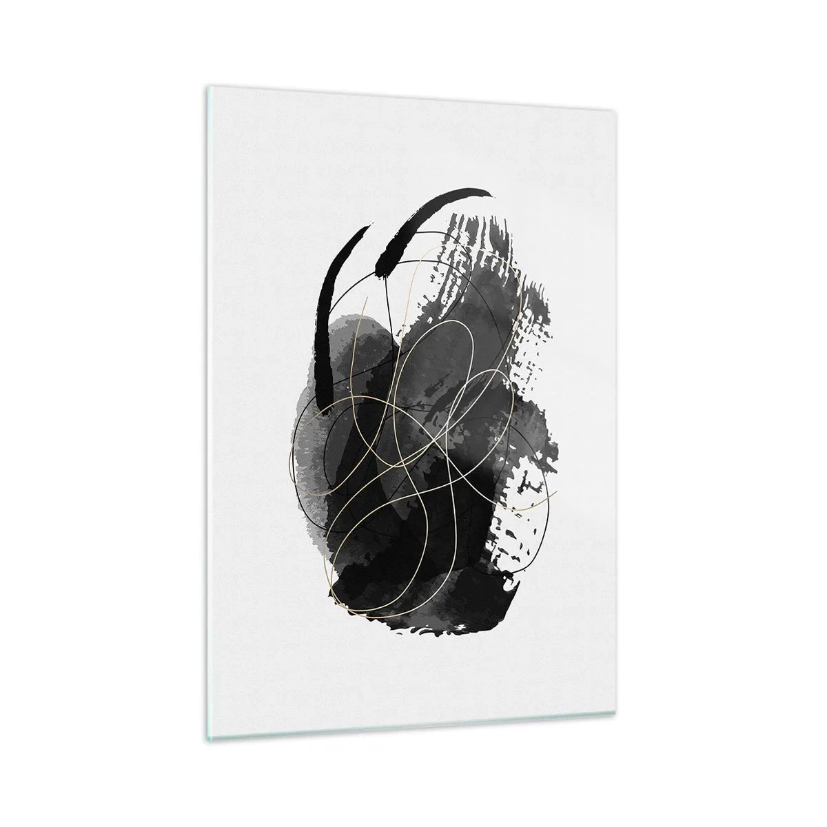 Quadro em vidro - Emergido do preto - 50x70 cm