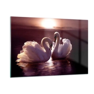 Quadro em vidro - Até que a morte nos separe - 120x80 cm