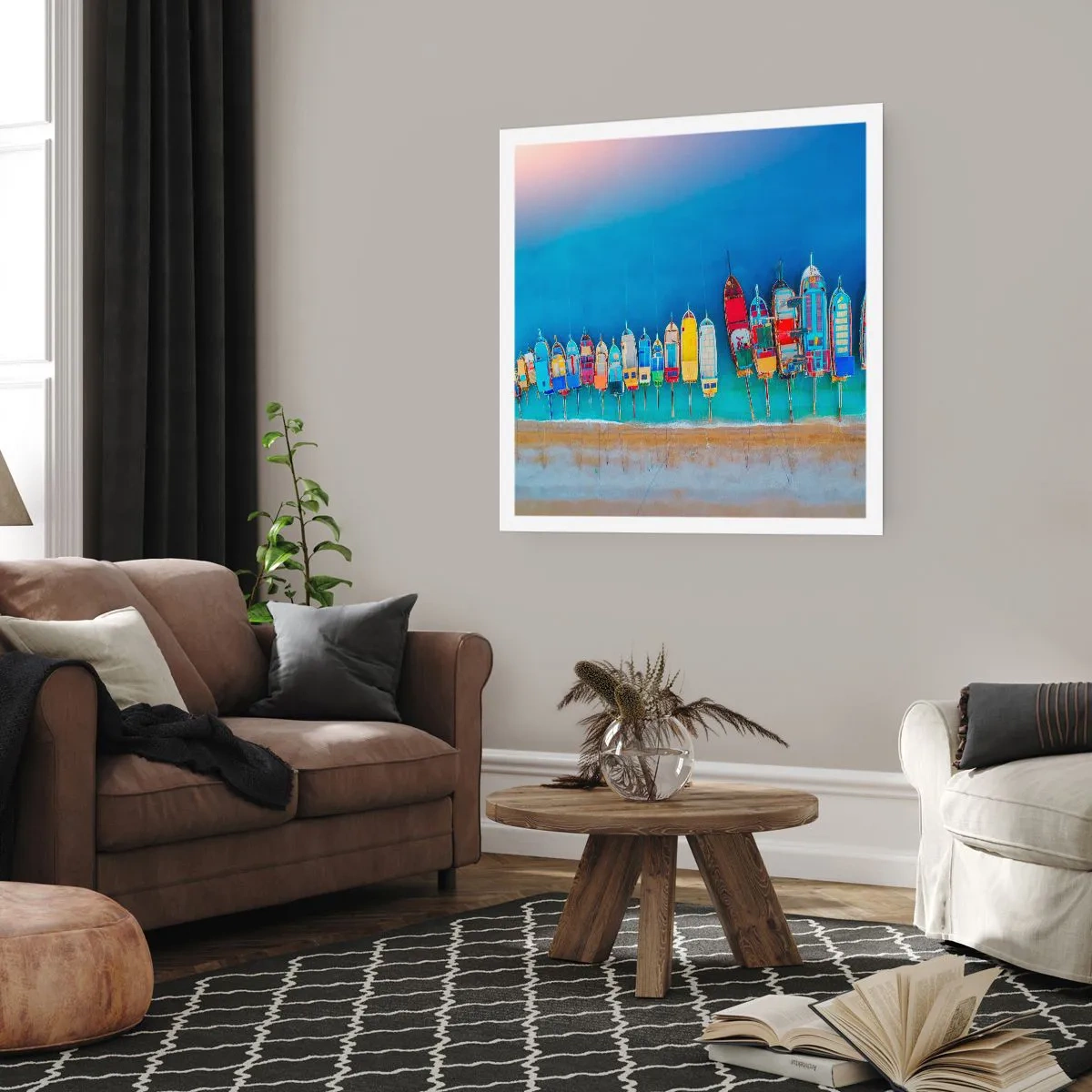 Pôster - Vista panorâmica - 30x30 cm