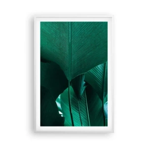 Pôster em moldura branca - De frente para a luz - 61x91 cm