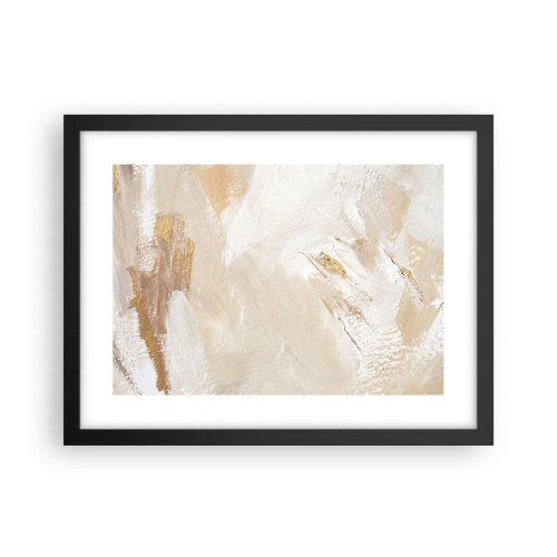 Pôster com moldura preta - Composição pastel - 40x30 cm