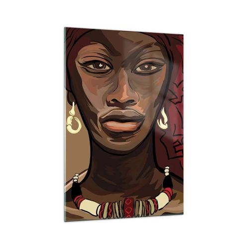 Quadro em vidro - Vénus de Ébano - 70x100 cm