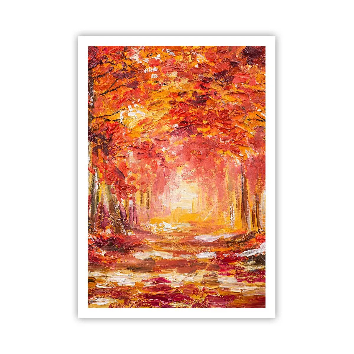 Pôster - Floresta de cobre - 70x100 cm