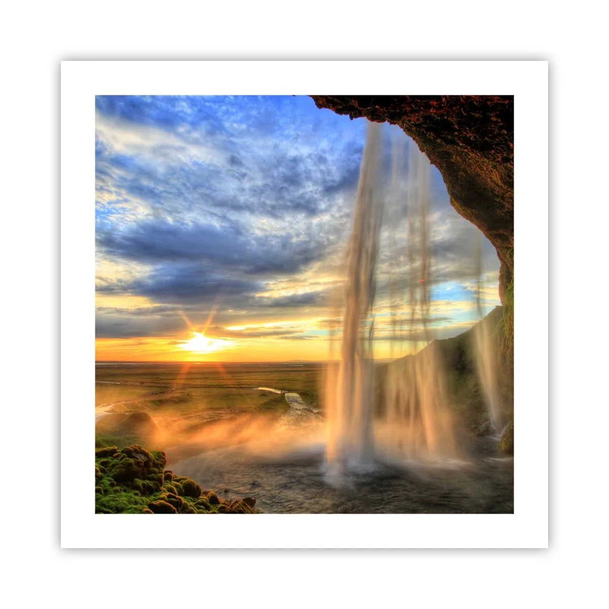 Pôster - O mundo por trás das gotas - 50x50 cm