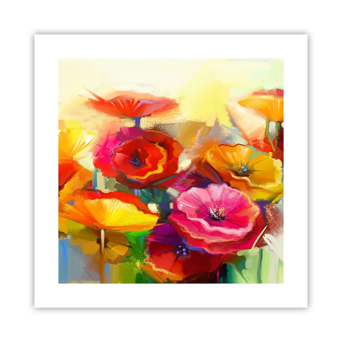 Pôster - Não só vermelho - 40x40 cm