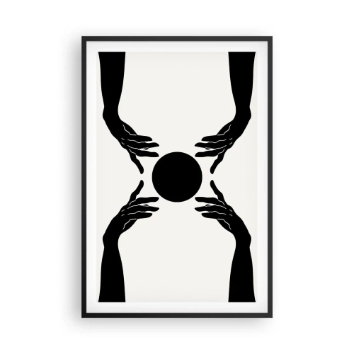 Pôster com moldura preta - Sinal secreto - 61x91 cm