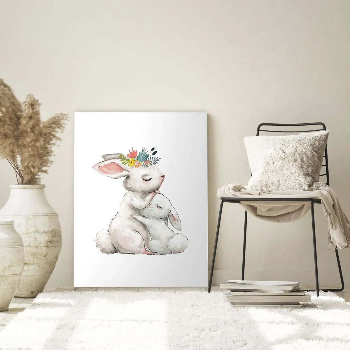 Quadro em vidro - Nada melhor do que amor de mãe - 50x70 cm