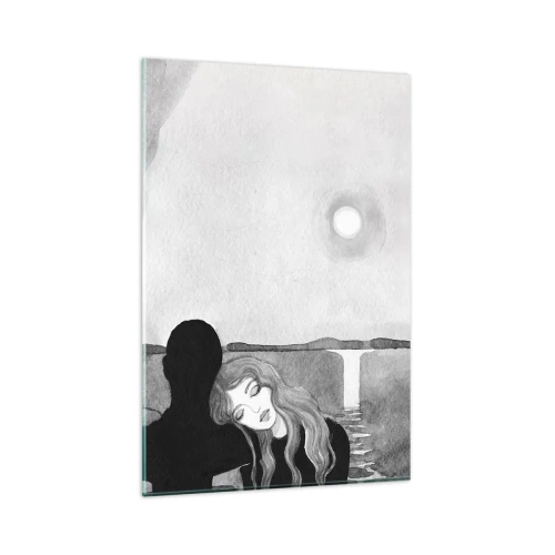 Quadro em vidro - Sempre misteriosa - 80x120 cm