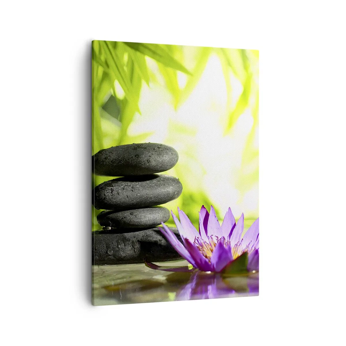Quadro em tela - Em um arbusto de bambu - 50x70 cm
