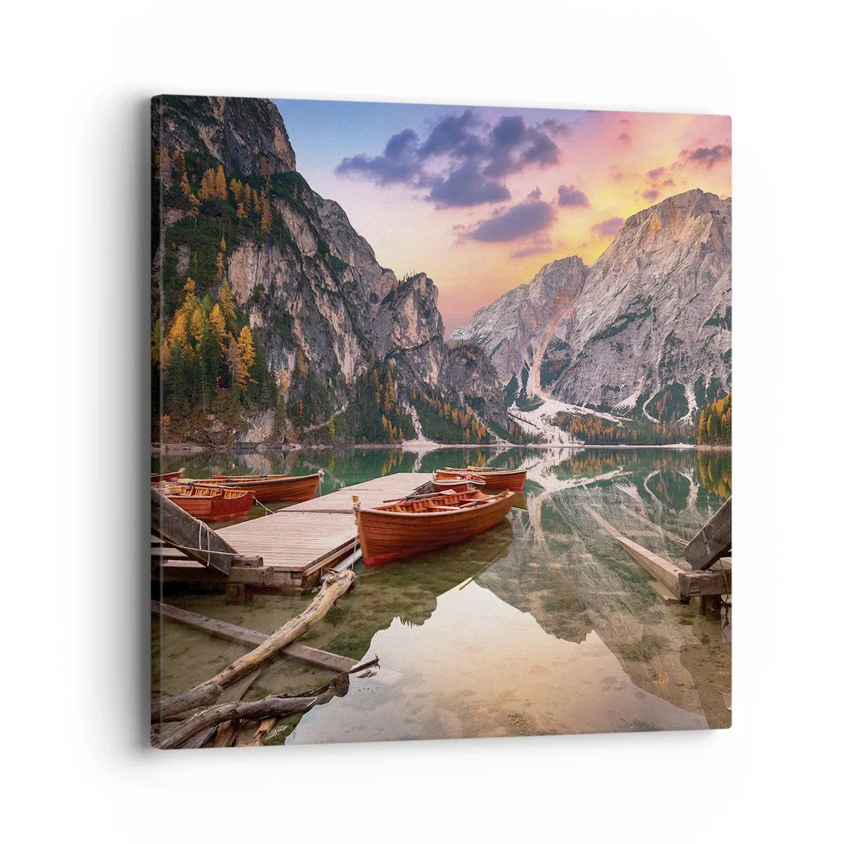 Quadro em tela - A promessa do dia - 40x40 cm