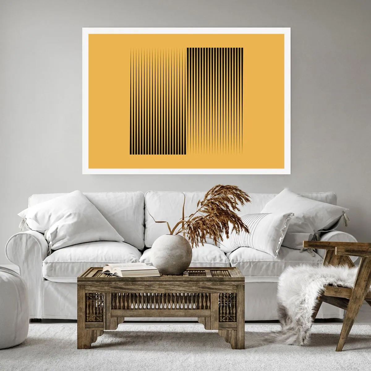 Pôster - Quadratura de opostos - 91x61 cm