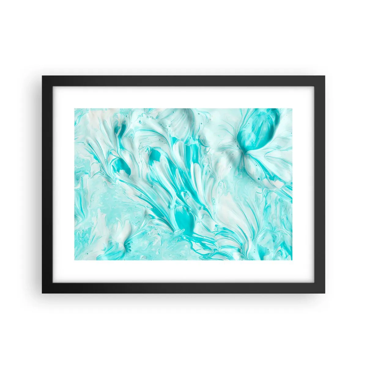 Pôster com moldura preta - Juntos para sempre - 40x30 cm