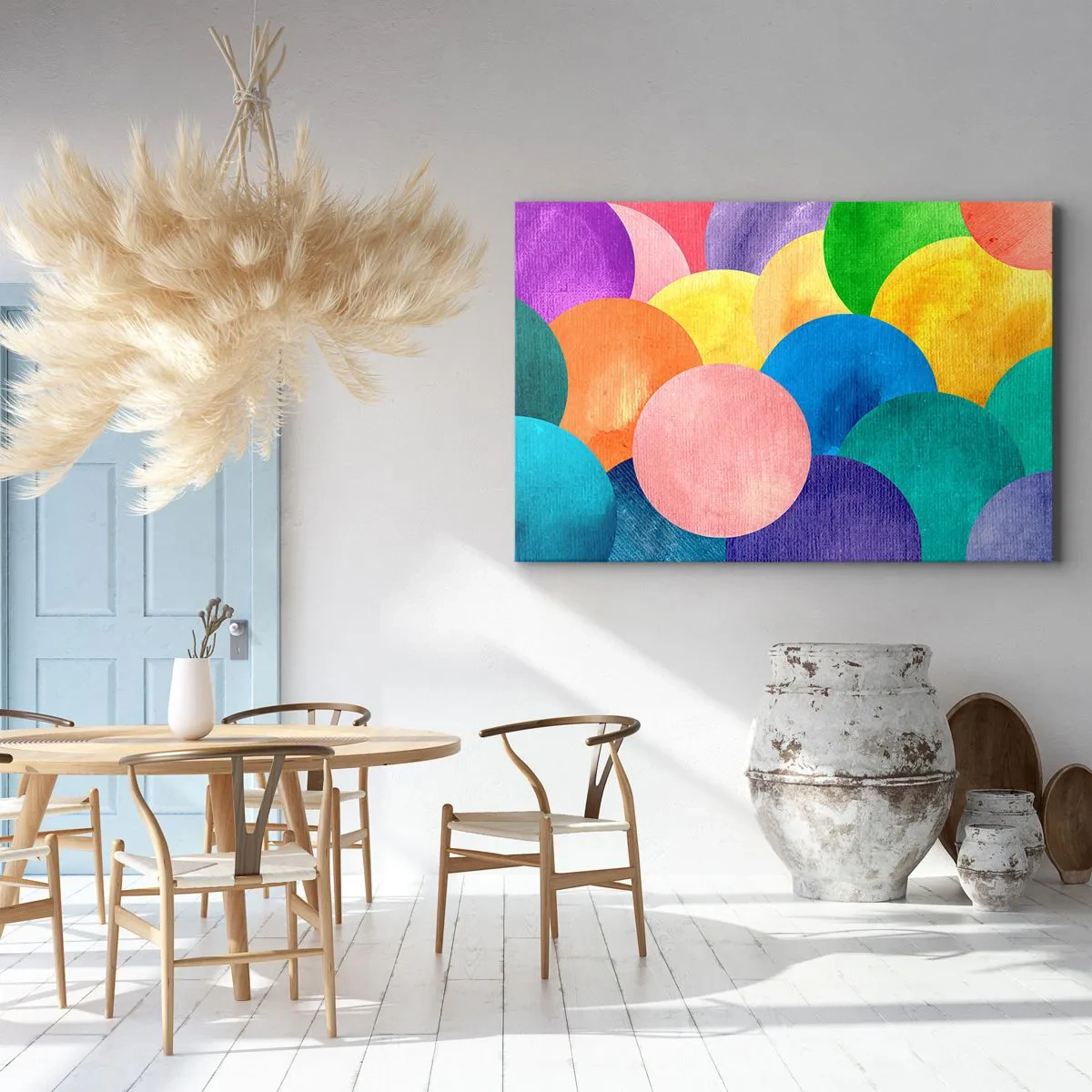 Quadro em tela - A plenitude original da vida - 100x70 cm