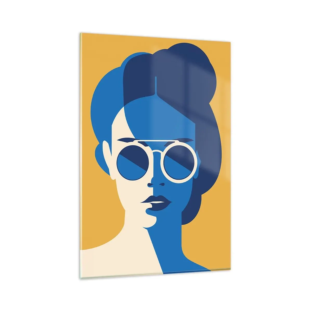 Quadro em vidro - Look de férias - 80x120 cm