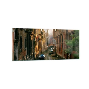 Quadro em vidro - Em um beco veneziano - 120x50 cm