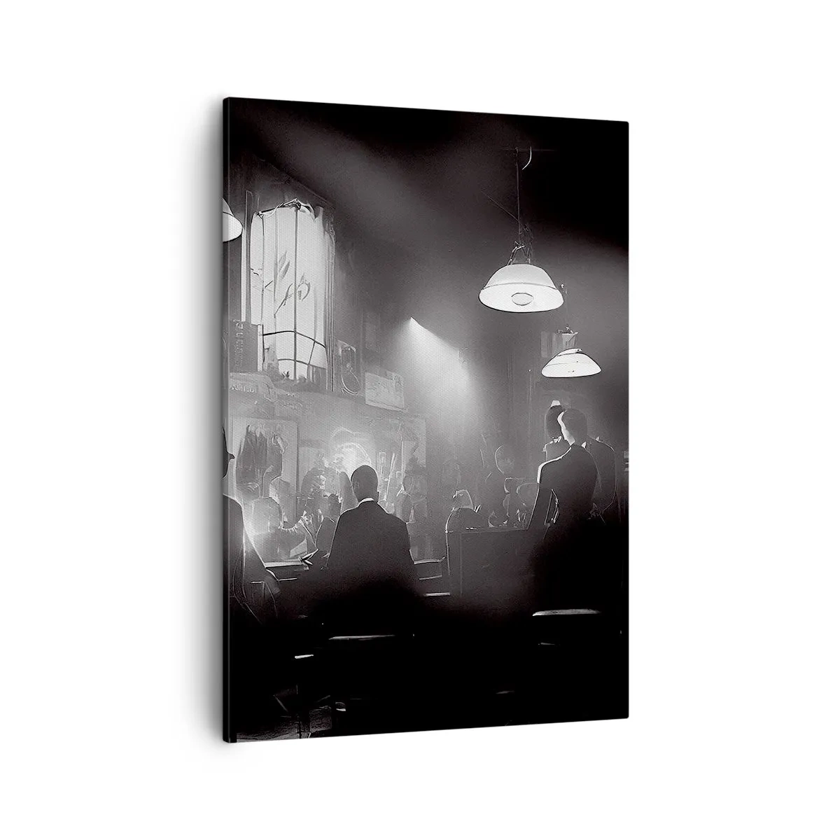 Quadro em tela - Em uma atmosfera de jazz - 50x70 cm