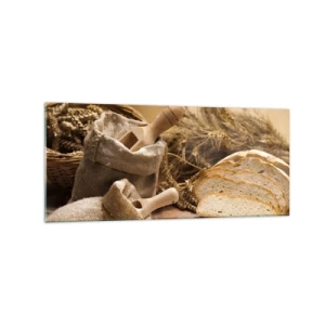 Quadro em vidro - Pão de cada dia - 120x50 cm