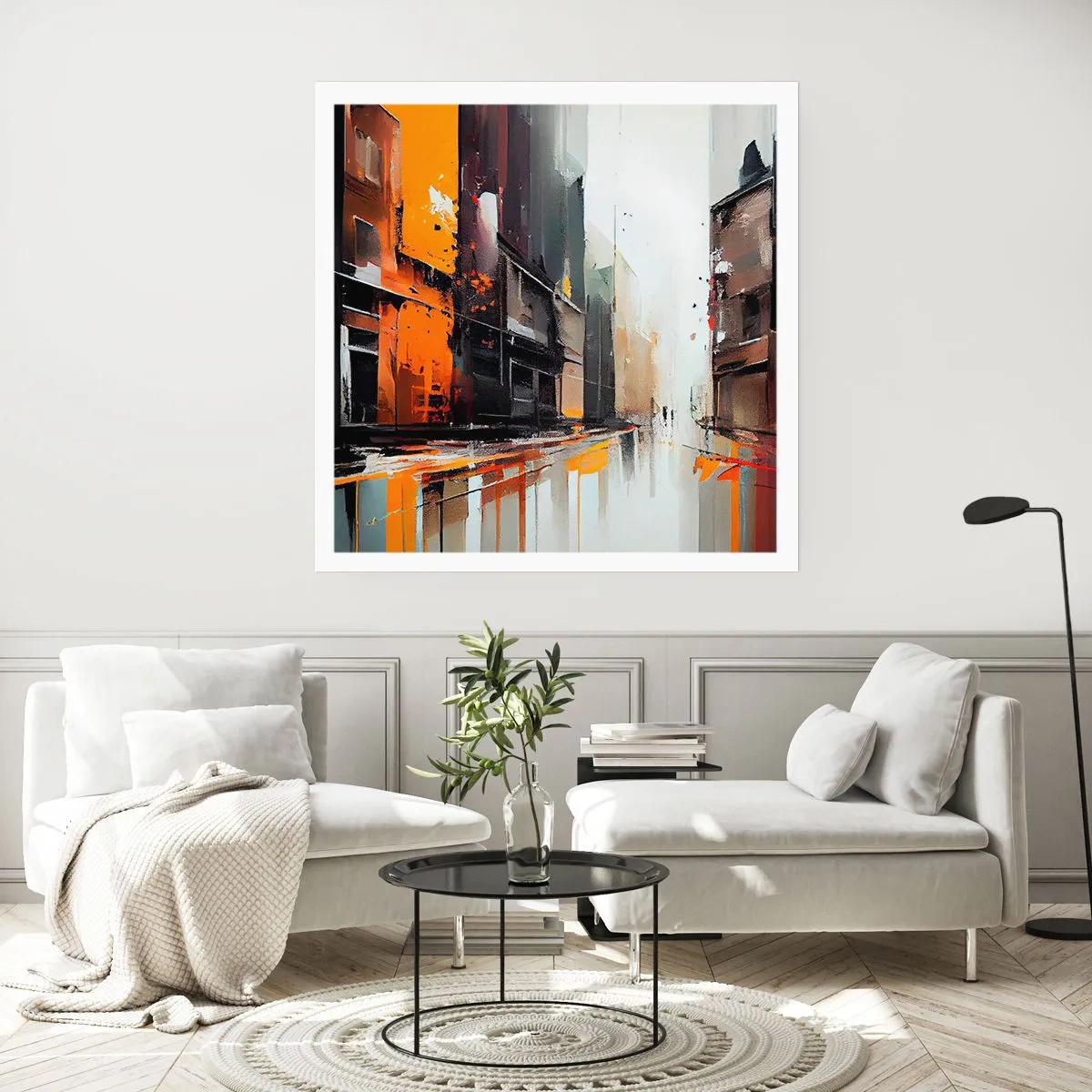 Pôster - Dia chuvoso - 60x60 cm