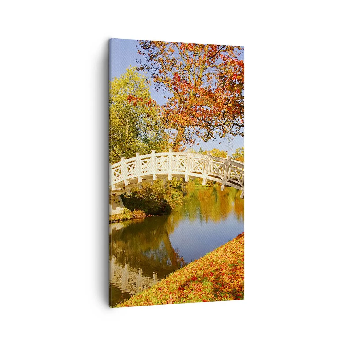 Quadro em tela - Na ponte branca dos suspiros - 45x80 cm
