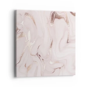 Quadro em tela - Num lenço cor-de-rosa - 40x40 cm