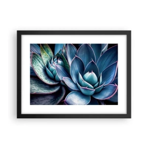 Pôster com moldura preta - Força vital - 40x30 cm