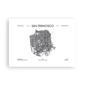 Pôster - Anatomia de São Francisco - 70x50 cm