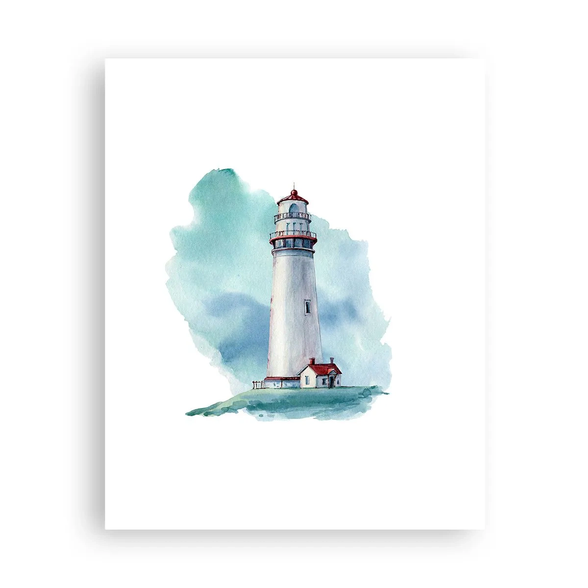 Pôster - A gentil irmã do azul - 40x50 cm