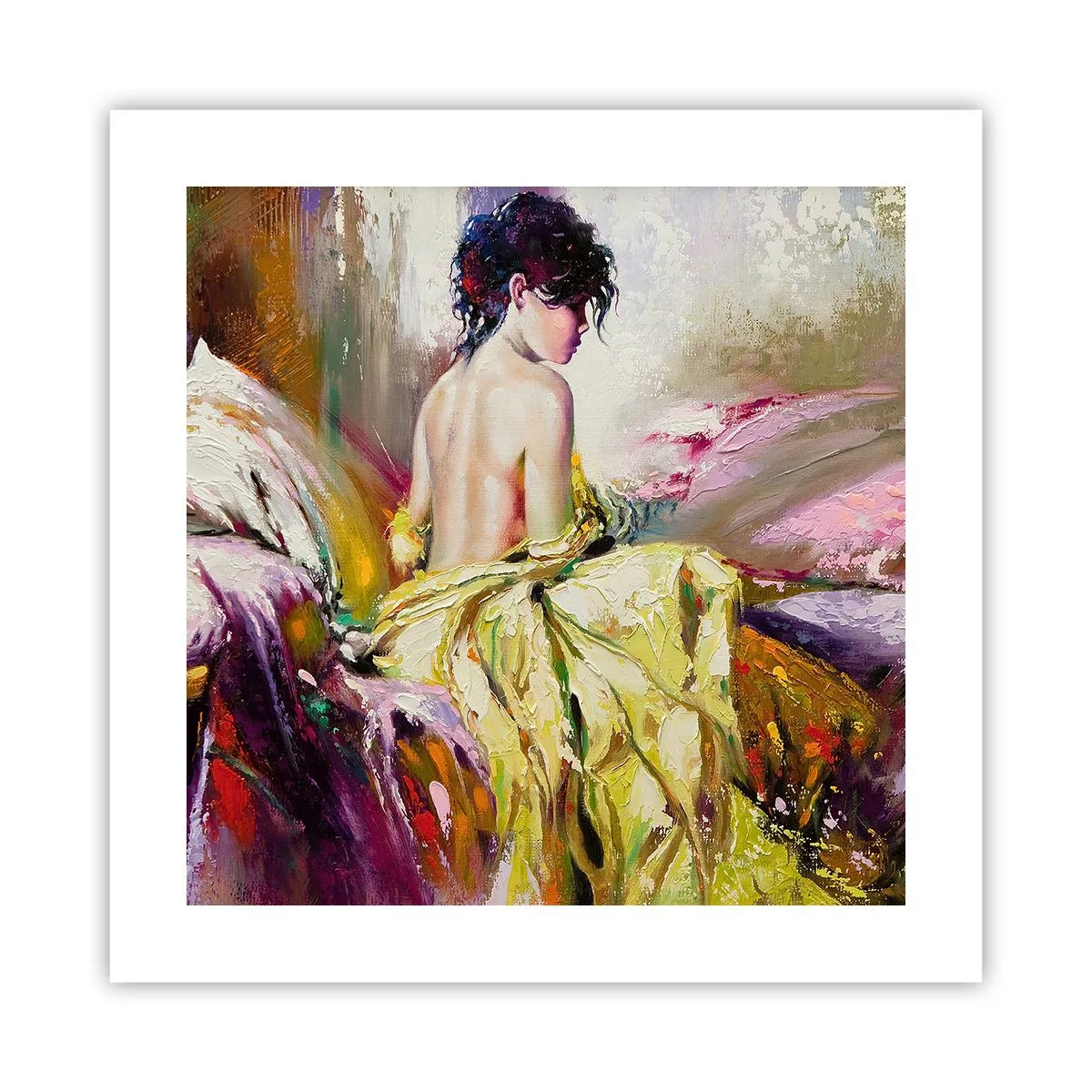 Pôster - Entre a boca e a borda do copo - 40x40 cm