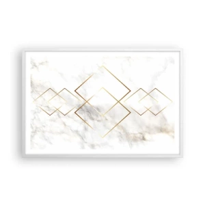 Pôster em moldura branca - Vista ao infinito - 91x61 cm