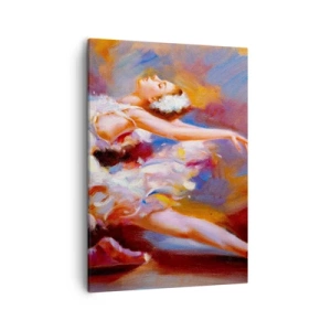 Quadro em tela - A graça do cisne - 50x70 cm