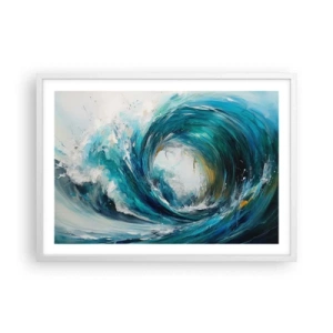 Pôster em moldura branca - Portal do mar - 70x50 cm