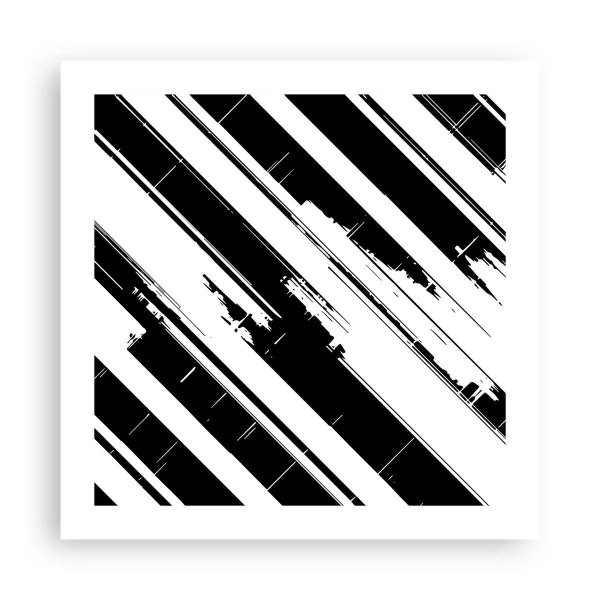 Pôster - Uma composição intensa e dinâmica - 50x50 cm