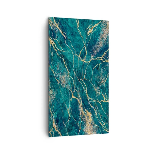 Quadro em tela - Veia dourada - 45x80 cm