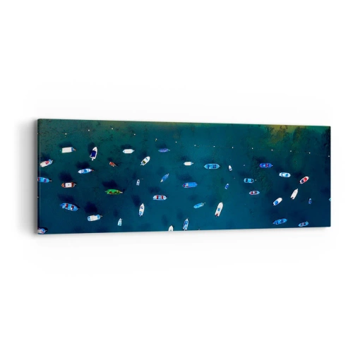 Quadro em tela - Jogo de férias - 90x30 cm