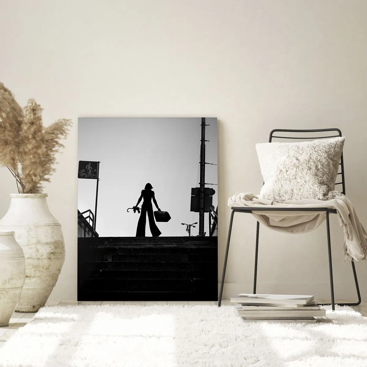 Quadro em vidro - Caminhadas urbanas - 50x70 cm