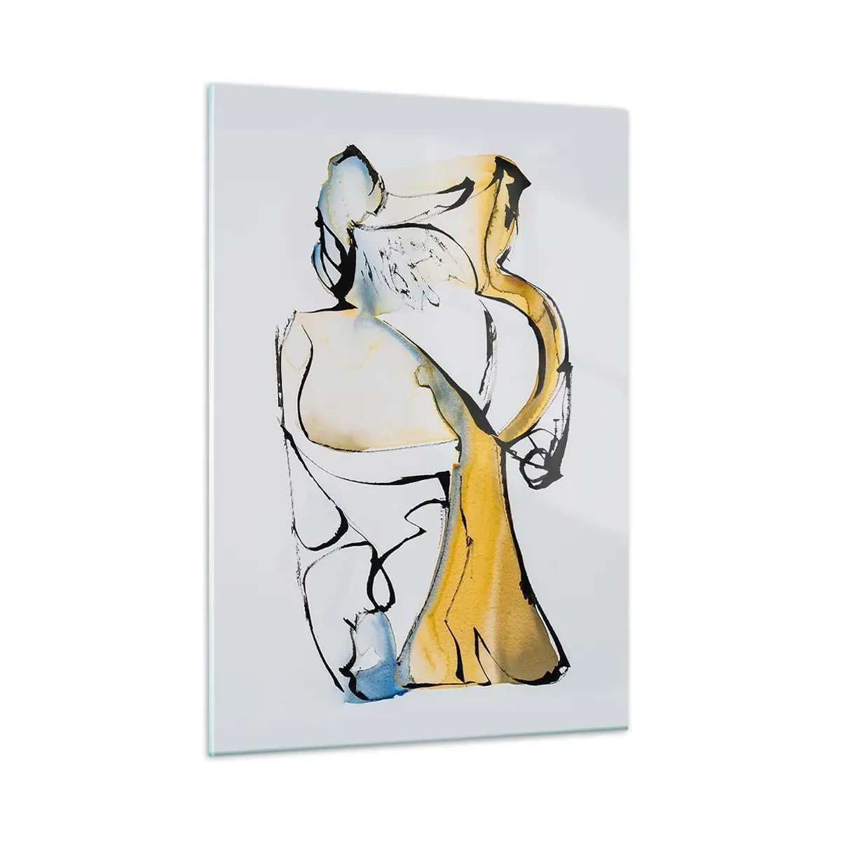 Quadro em vidro - Abstração de vidro - 50x70 cm