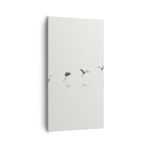 Quadro em tela - Quatro passos simples - 55x100 cm