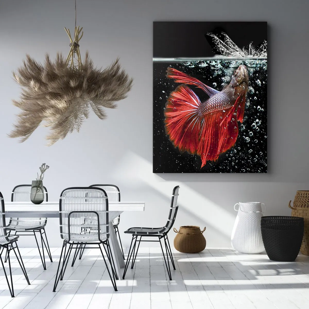 Quadro em tela - Tens três desejos - 50x70 cm