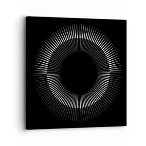 Quadro em tela - Sol preto - 30x30 cm