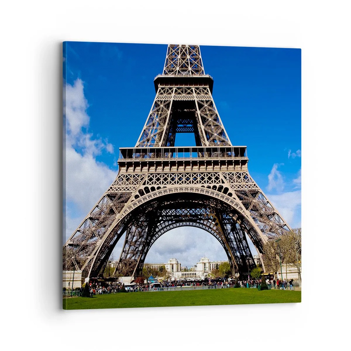 Quadro em tela - Toda Paris aos seus pés - 70x70 cm