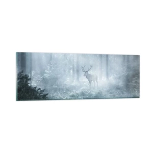 Quadro em vidro - Passeio matinal à volta da propriedade - 90x30 cm