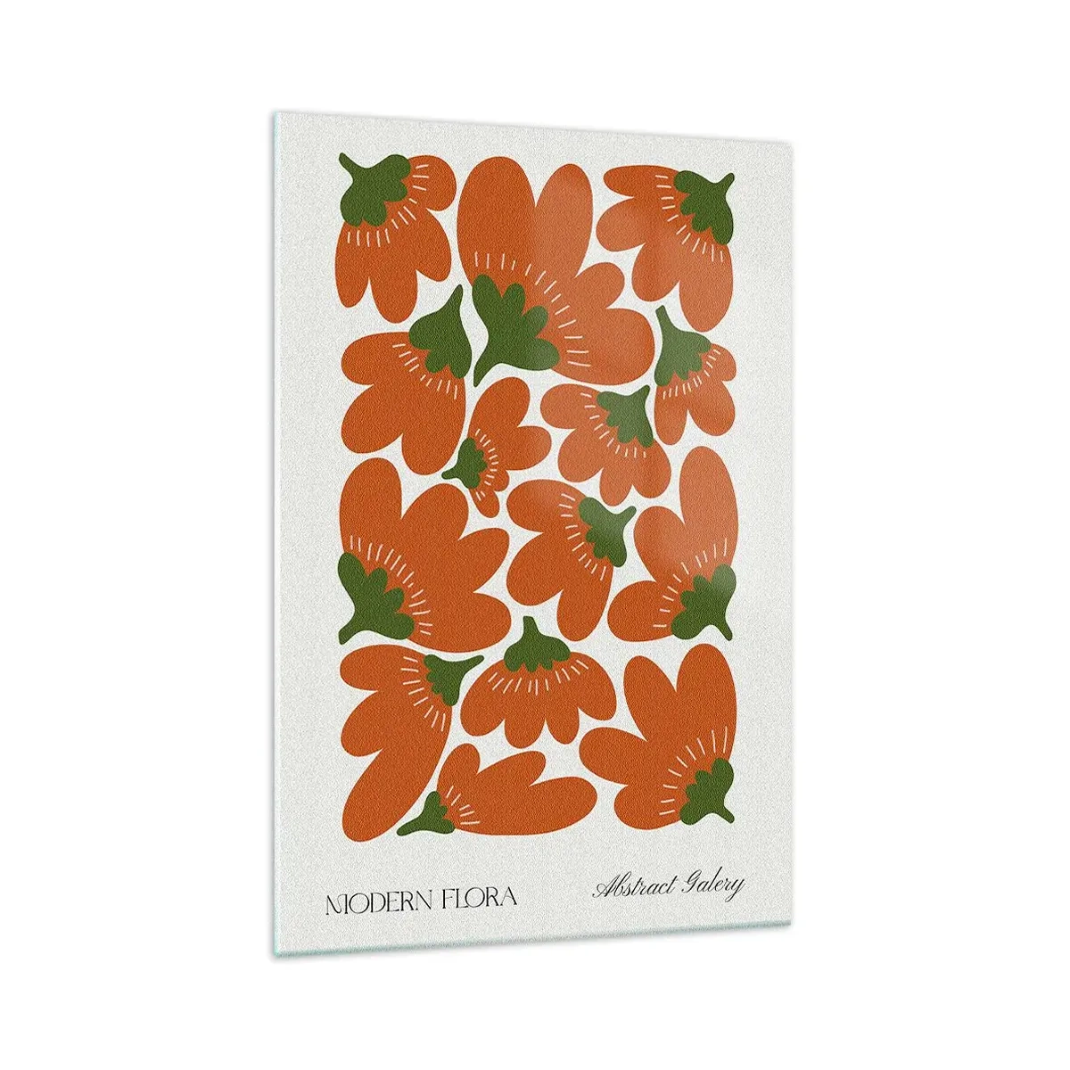 Quadro em vidro - Da vida das flores - 70x100 cm